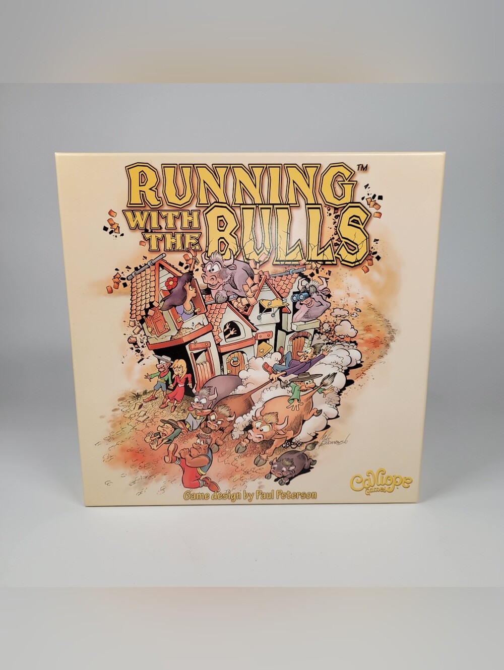 Running With the Bulls Board Game - Calliope Games - New Open Box